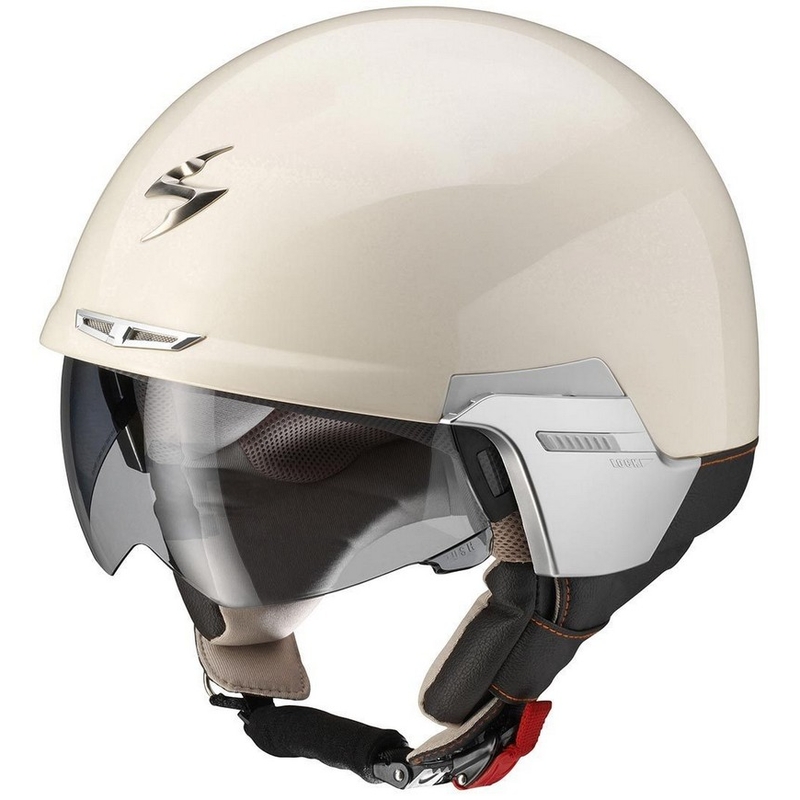 Prilba na motorku Scorpion EXO-100 Padova II béžová výpredaj
