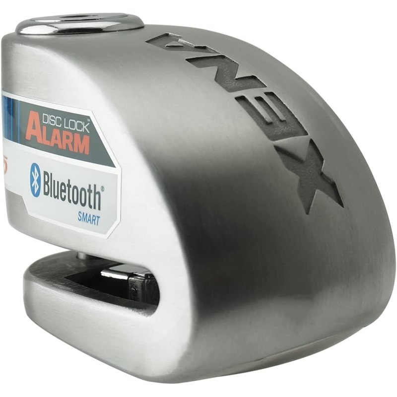 Zámok na kotúčovú brzdu XENA XX6 s Bluetooth strieborný