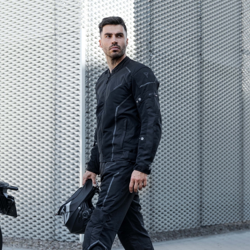 Bunda na motocykel Rebelhorn Hiflow IV čierna výpredaj