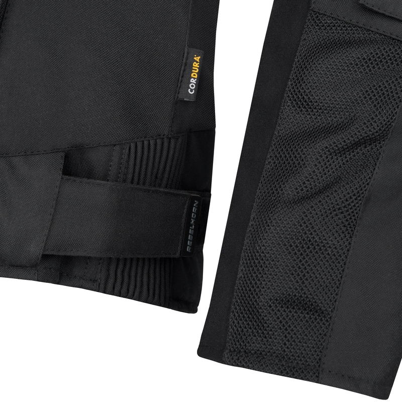 Bunda na motocykel Rebelhorn Hiflow IV čierno-fluo žltá výpredaj