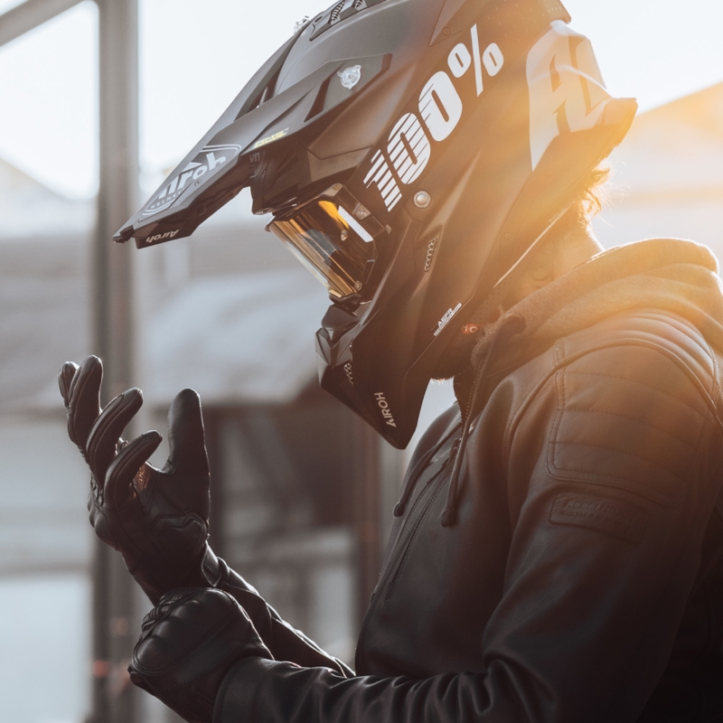 Bunda na motocykel Rebelhorn Impala perforovaná čierna