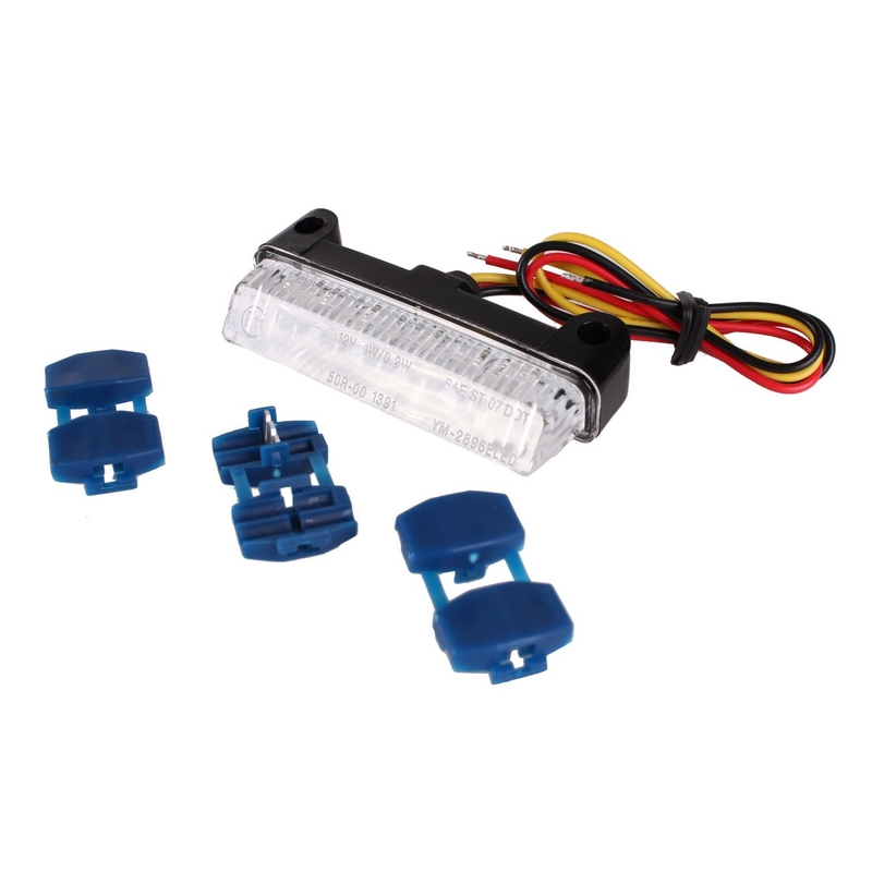 LED zadné svetlo R-TOOL s čírym sklom