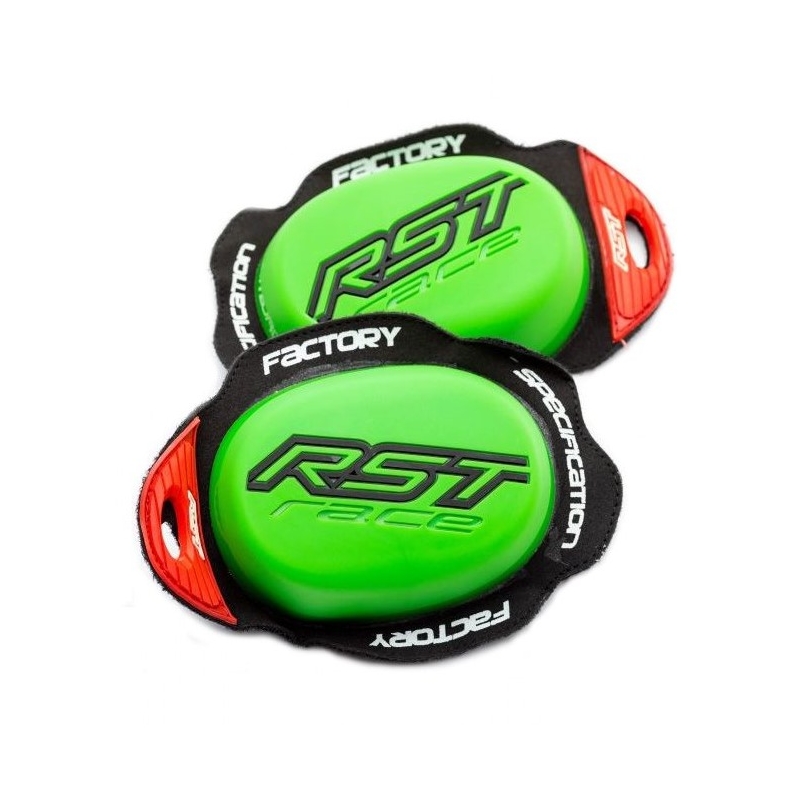 Kolenné slidre RST 1924 Factory Reverse Velcro fluorescečno zelené výpredaj