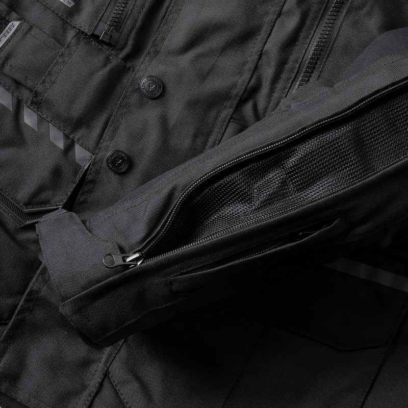 Bunda na motocykel Rebelhorn Cubby IV čierna výpredaj