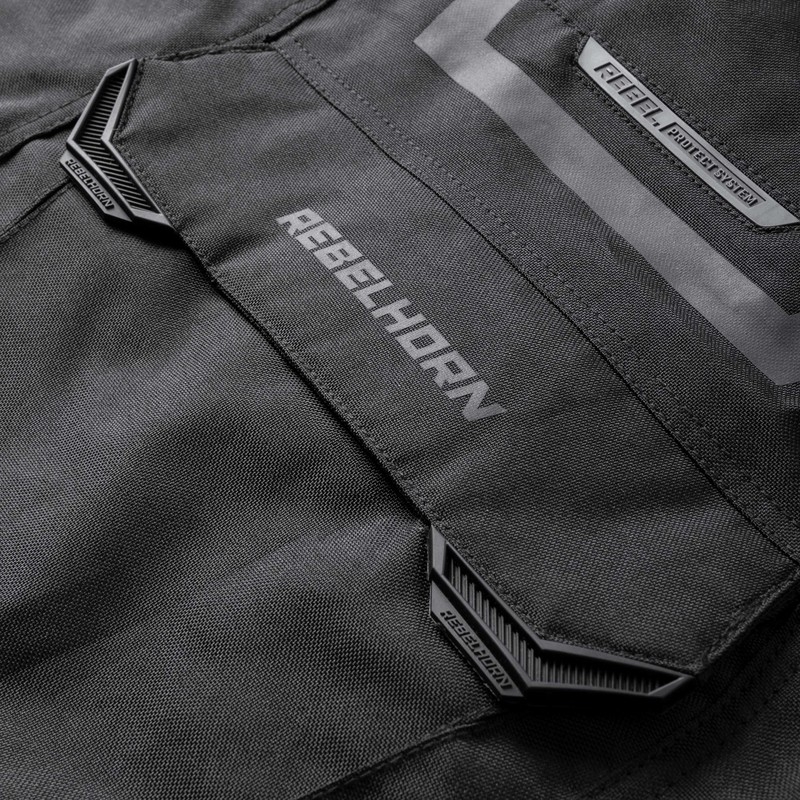 Bunda na motocykel Rebelhorn Cubby IV čierna výpredaj