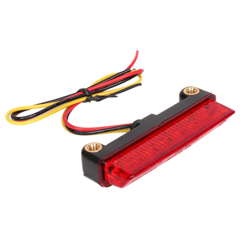 LED zadné zadné svetlo R-TOOL s červeným sklom