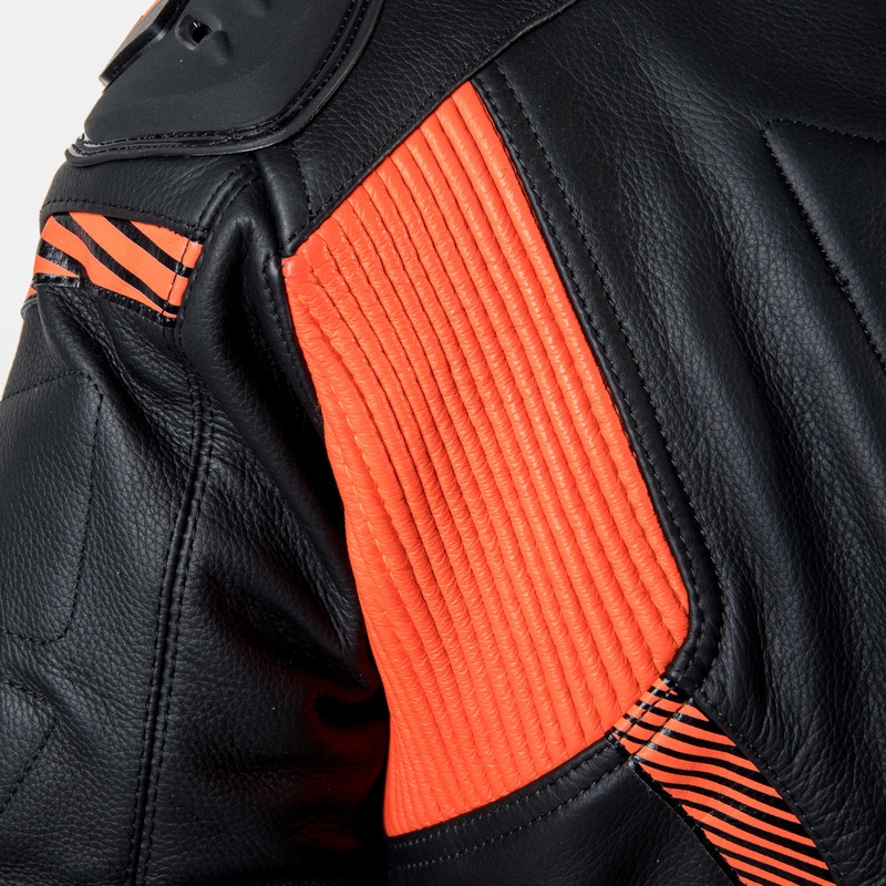 Bunda na motocykel Ozone RS600 čierno-oranžová výpredaj