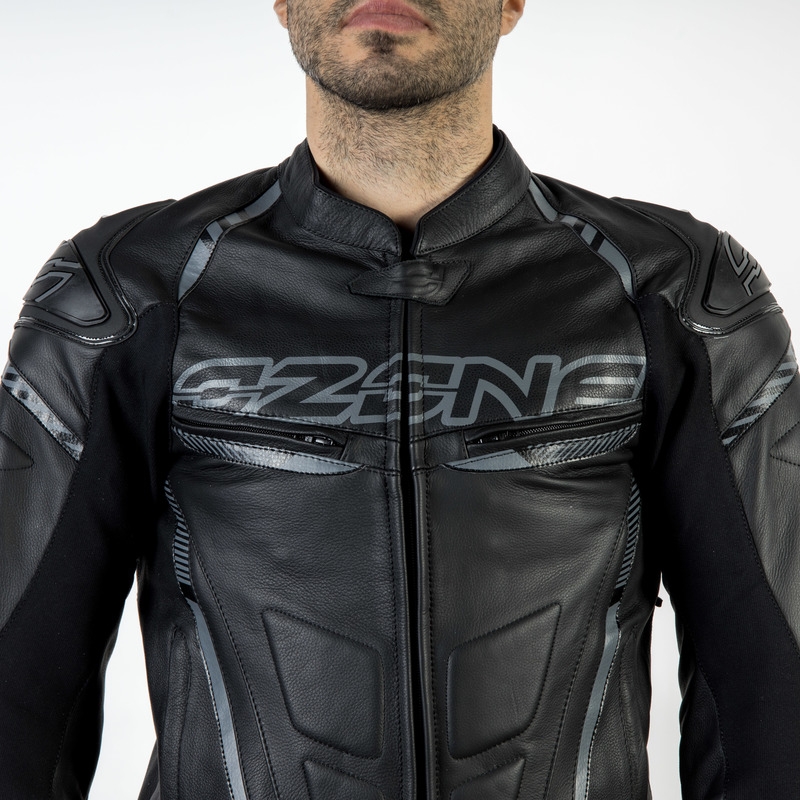 Bunda na motocykel Ozone RS600 čierno-sivá výpredaj