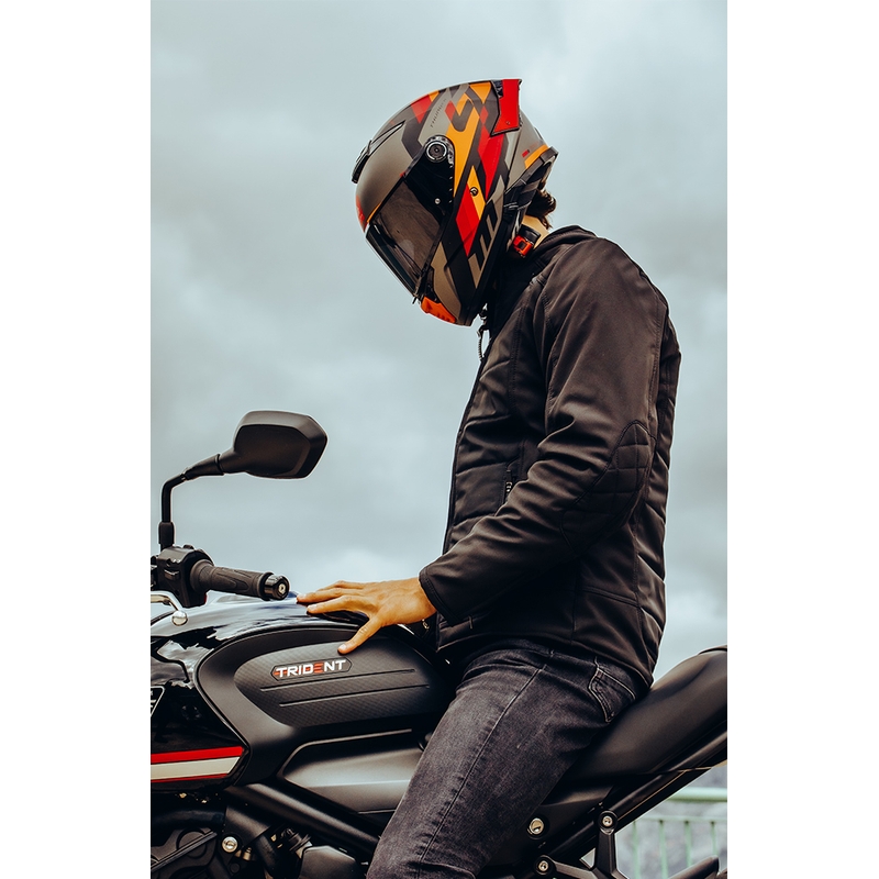 Integrálna prilba na motocykel MT FF118SV Thunder 4 SV ERGO B15 sivo-oranžovo-červená