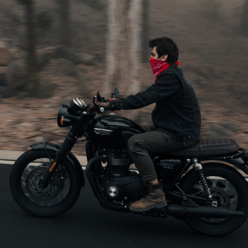 Jeansy na motocykel BROGER Alaska II čierne