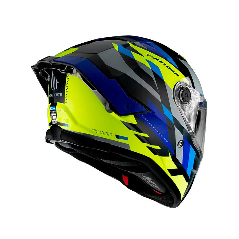 Integrálna prilba na motocykel MT FF118SV Thunder 4 SV ERGO E17 sivo-modro-zelená