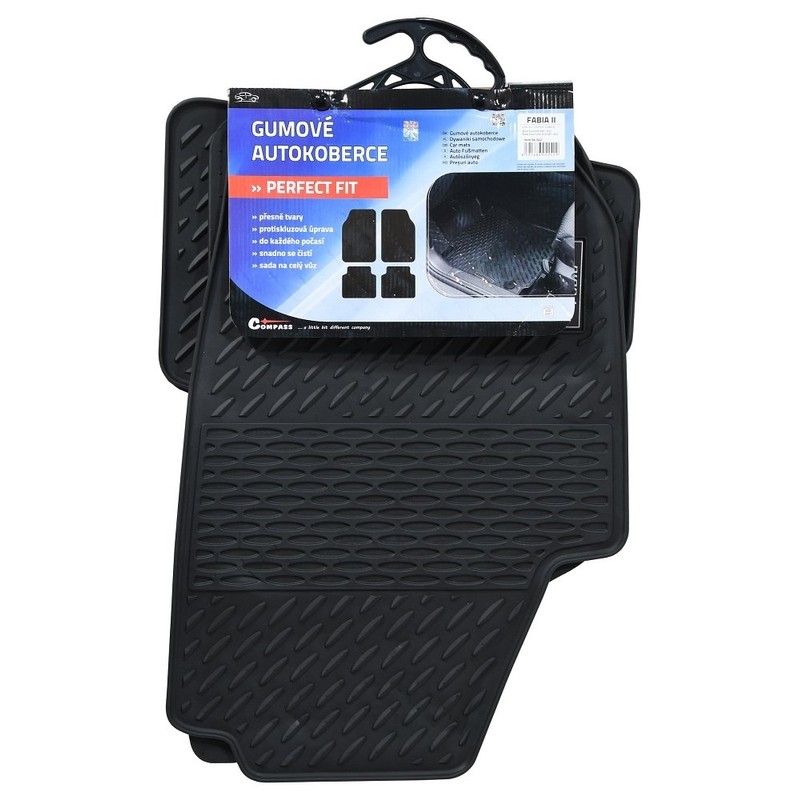 Koberce gumové PERFECT FIT sada 4 ks FABIA II