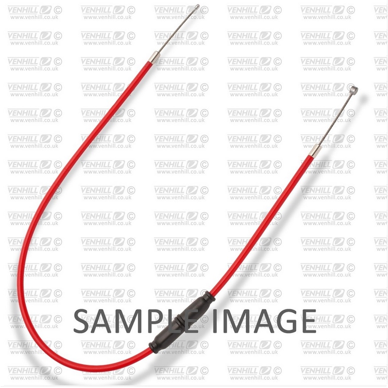 Universal rear brake cable Venhill červená