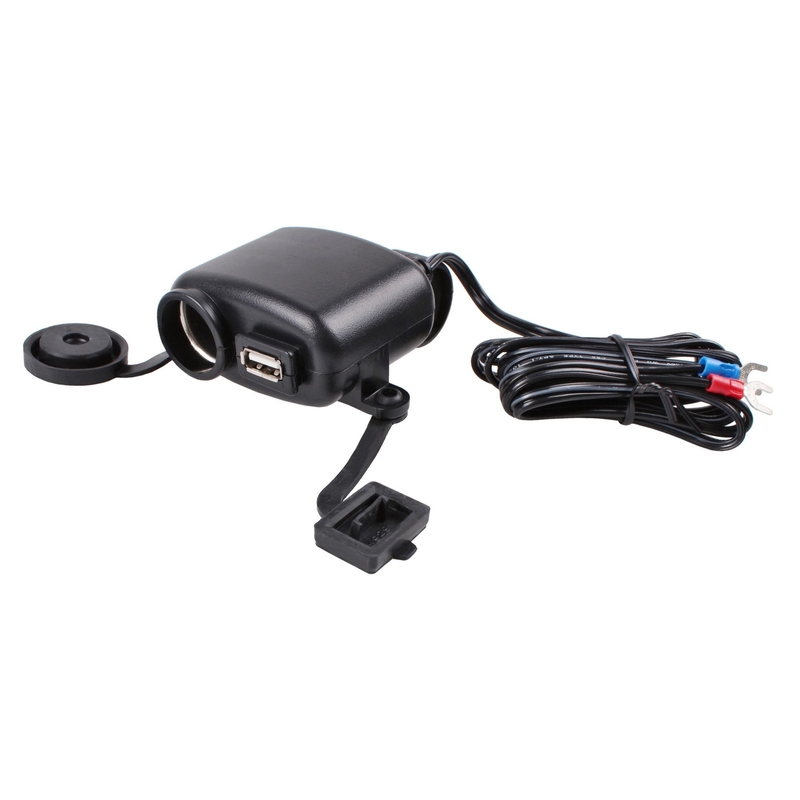 Vodeodolná zásuvka a USB konektor 12 / 24V