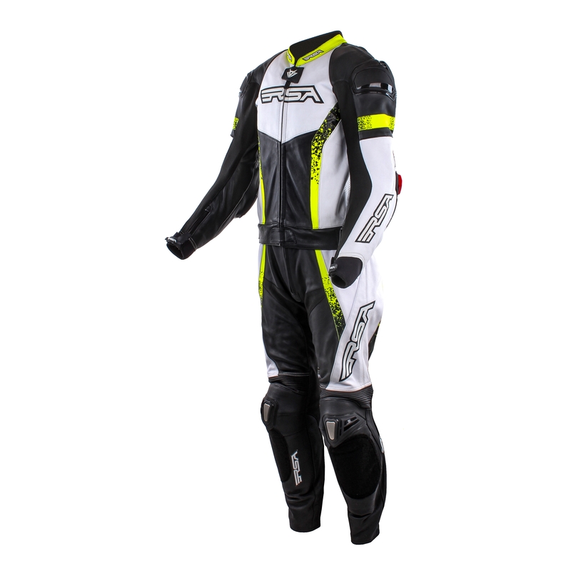 Pánska kombinéza RSA Impola čierno-bielo-fluo žltá výpredaj