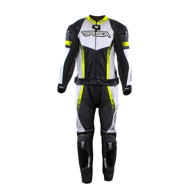 Pánska kombinéza RSA Impola čierno-bielo-fluo žltá výpredaj