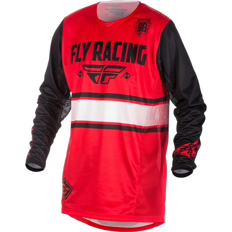 Motokrosový dres FLY Racing Kinetic ERA 2018 - USA červeno-čierny