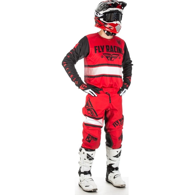 Motokrosový dres FLY Racing Kinetic ERA 2018 - USA červeno-čierny