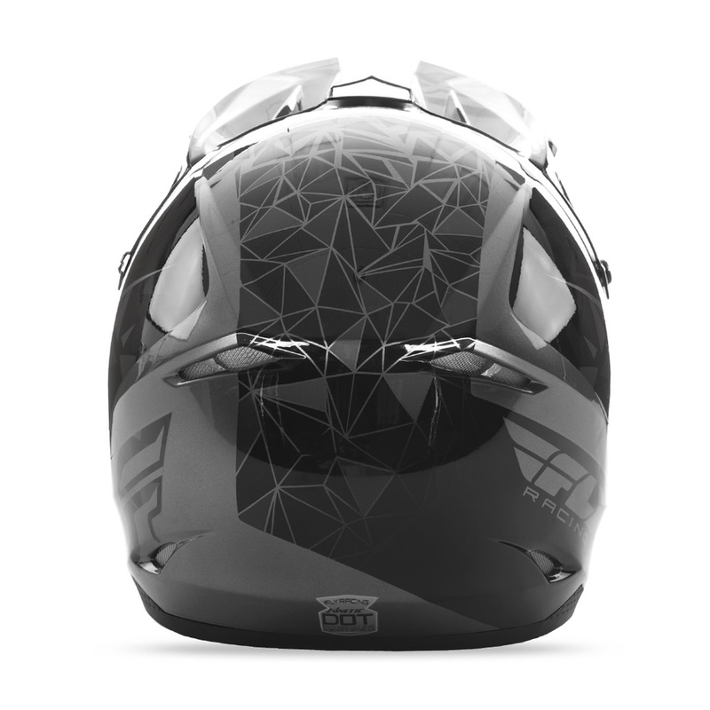 Motokrosová prilba FLY Racing Kinetic CRUX - USA čierna výpredaj