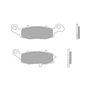 Brzdové obloženie BREMBO 07KA19SA