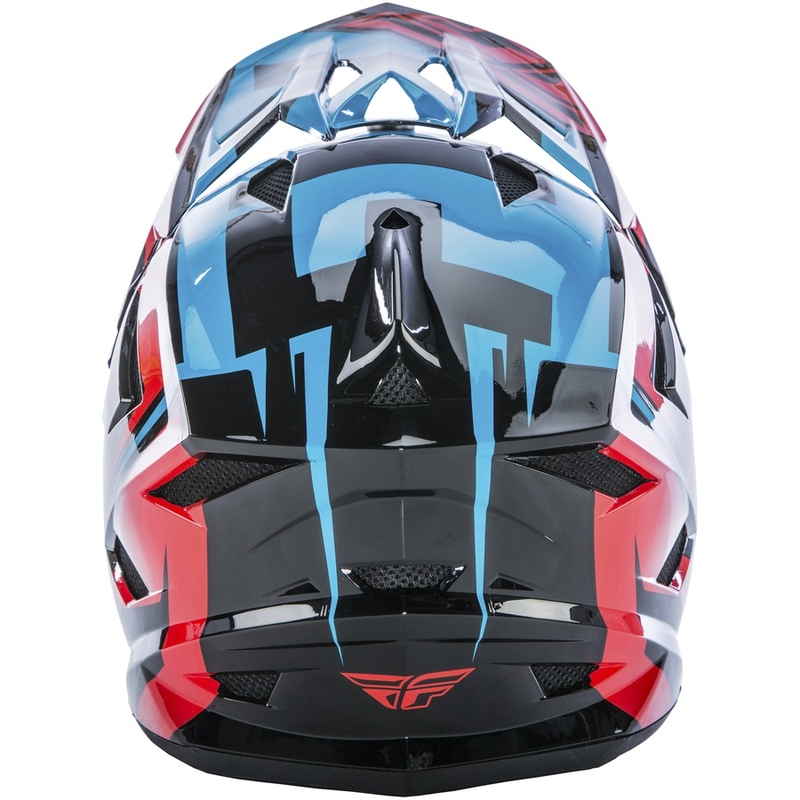 Motokrosová prilba FLY Racing DEFAULT - USA modro-červená