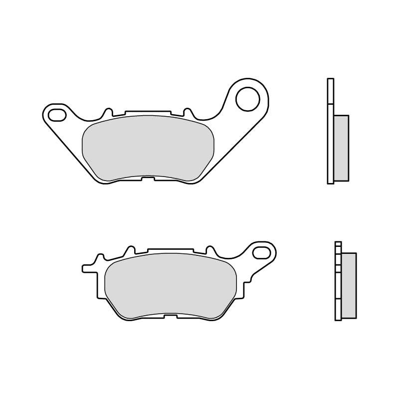 Brzdové obloženie BREMBO CC ROAD pre YAMAHA YP 125 X-MAX 2017-2026, YAMAHA CZD 300 X-Max 2017-2023