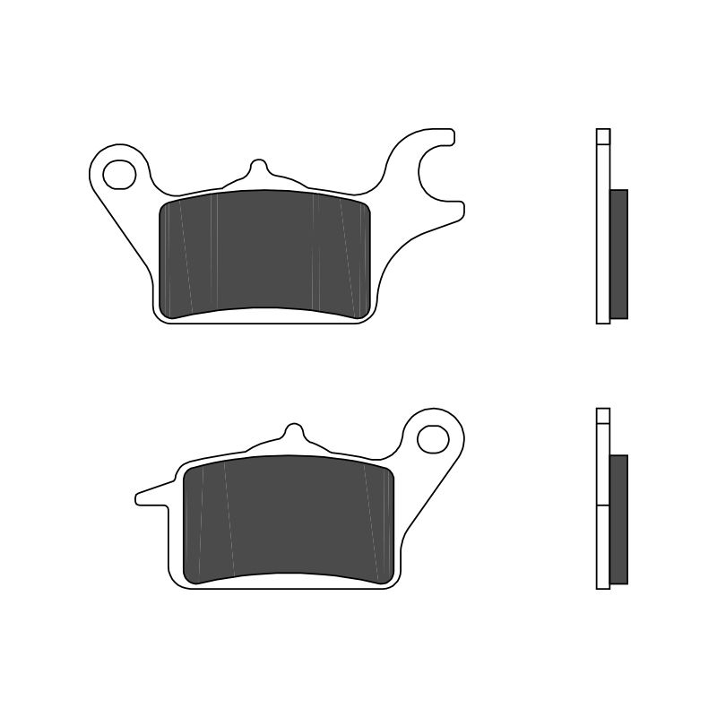 Brzdové obloženie BREMBO CC SCOOTER