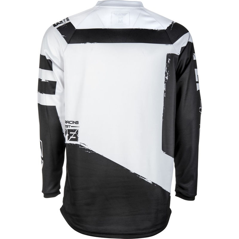 Motokrosový dres FLY Racing F-16 2018 - USA čierno-biely