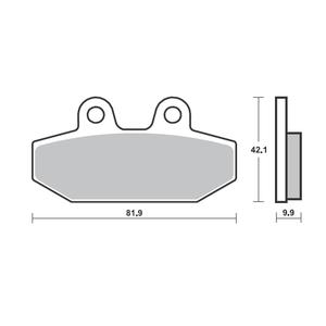 Brzdové obloženie BREMBO 07HD23SP