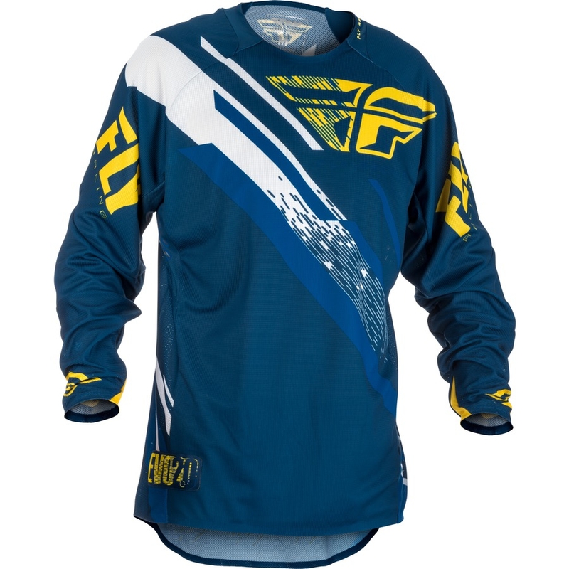 Motokrosový dres FLY Racing EVO 2018 - USA modro-žlto-biely