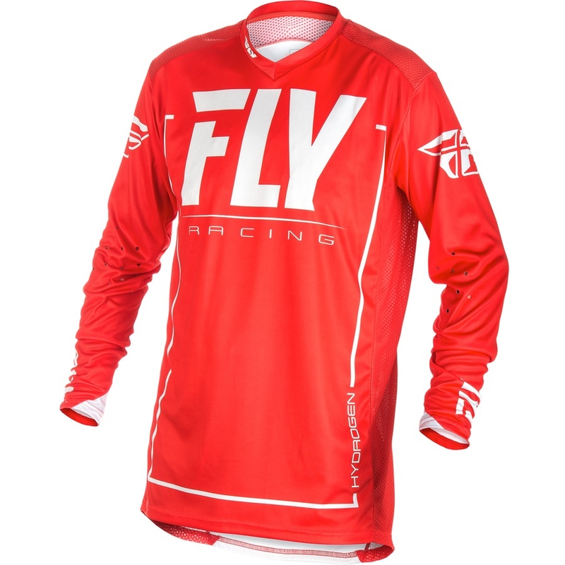 Motokrosový dres FLY Racing LITE 2018 - USA červeno-biely