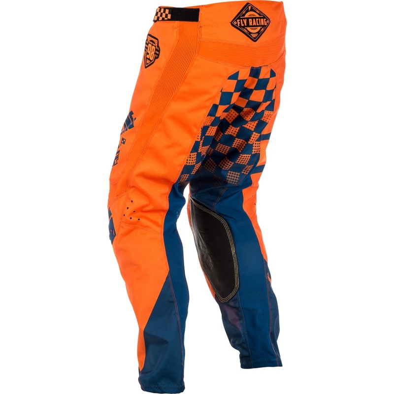 Motokrosové nohavice FLY Racing Kinetic ERA 2018 - USA oranžovo-modré