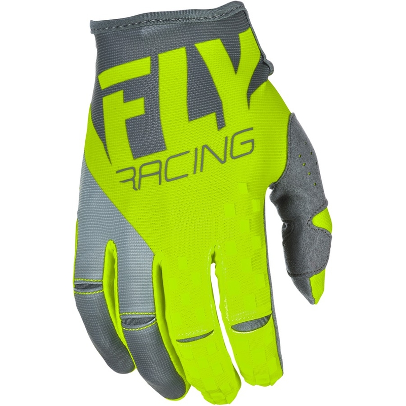 Motocrossové rukavice FLY Racing Kinetic 2018 - USA šedo-fluorescenčno-žlté