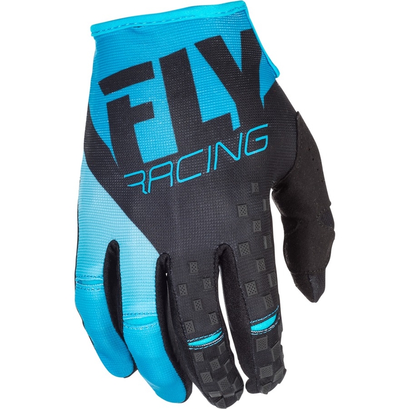 Motocrossové rukavice FLY Racing Kinetic 2018 - USA modro-čierne