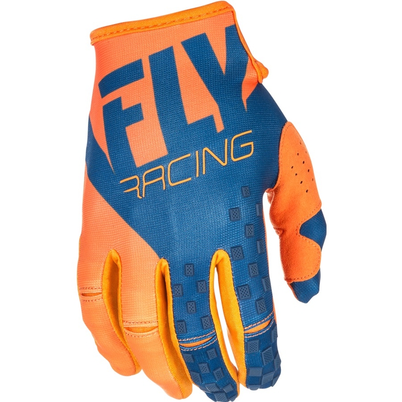 Motocrossové rukavice FLY Racing Kinetic 2018 - USA oranžovo-modré
