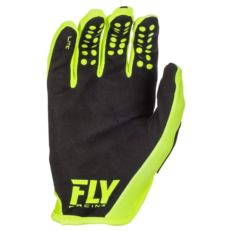 Motocrossové rukavice FLY Racing LITE 2018 - USA čierno-fluo žlté