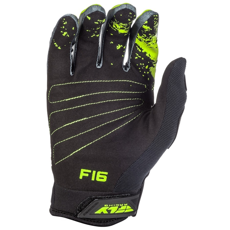 Motocrossové rukavice FLY Racing F-16 2018 - USA čierno-fluo žlté