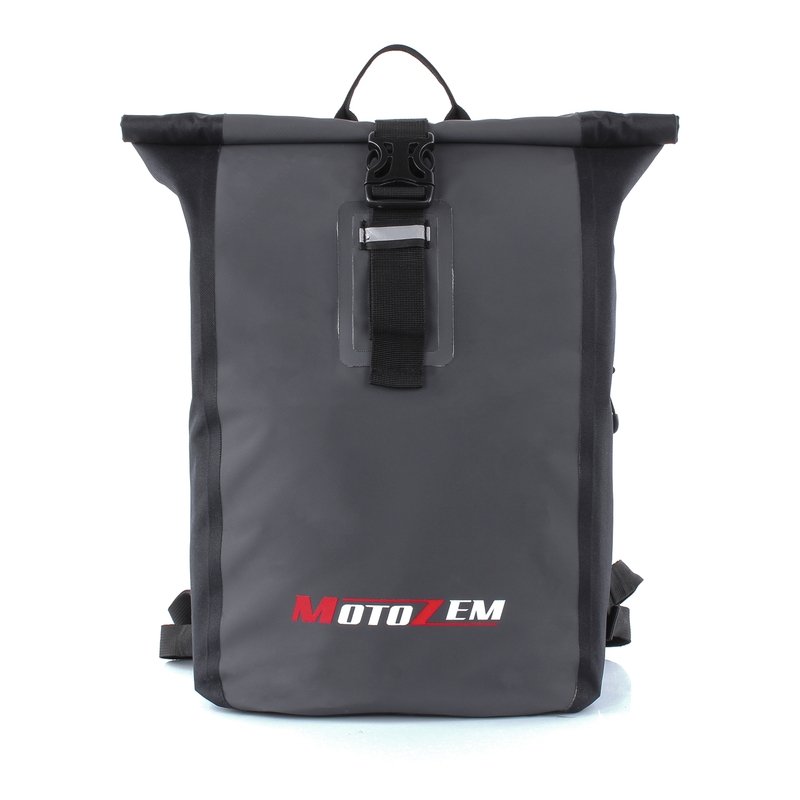 Vodotesný batoh MotoZem čierno-sivý