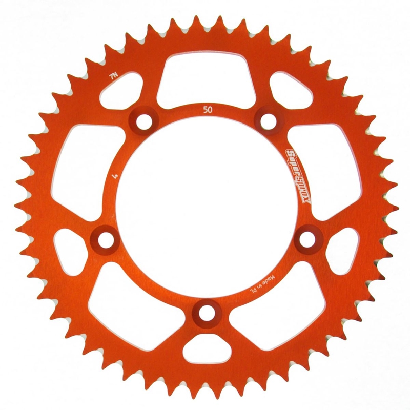 Rozeta  -hliník SUPERSPROX oranžová 50T, 420