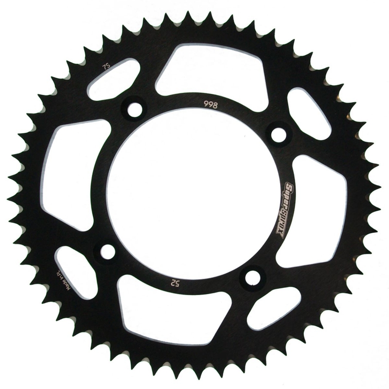 Rozeta  -hliník SUPERSPROX čierna 52T, 428