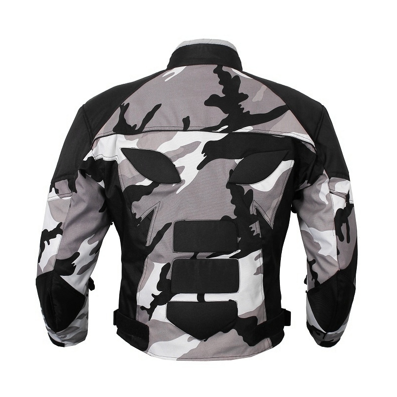 Bunda na motocykel RSA Camuflage šedá výpredaj