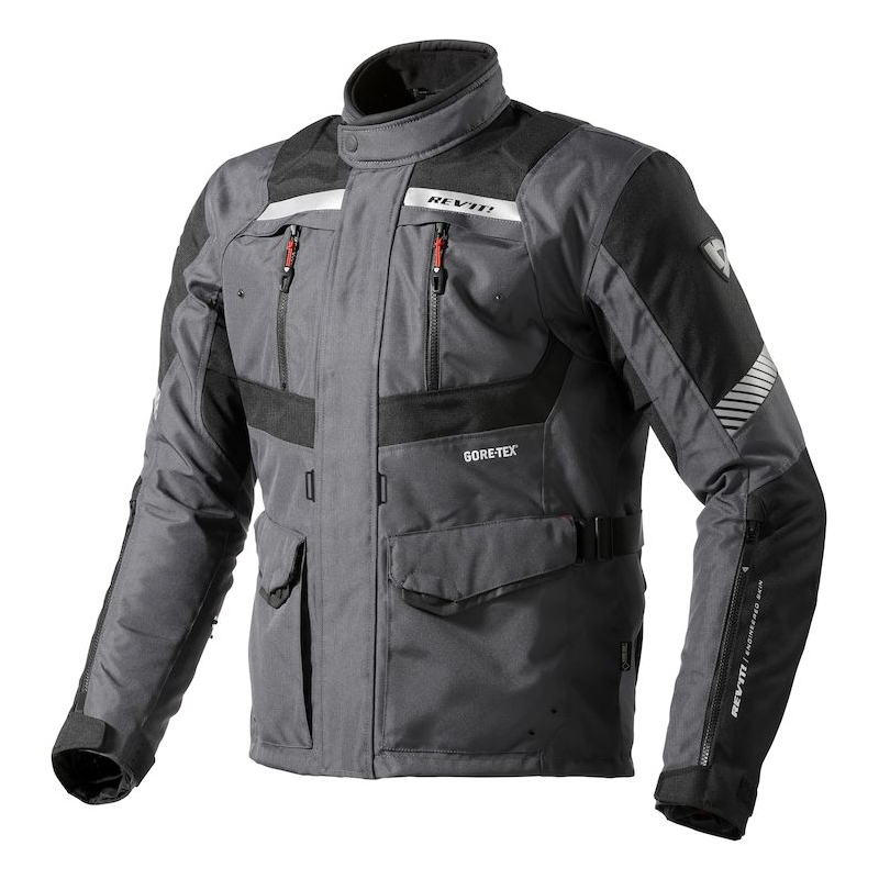 Bunda na motorku Revit Neptune GTX antracitovo-čierná výpredaj
