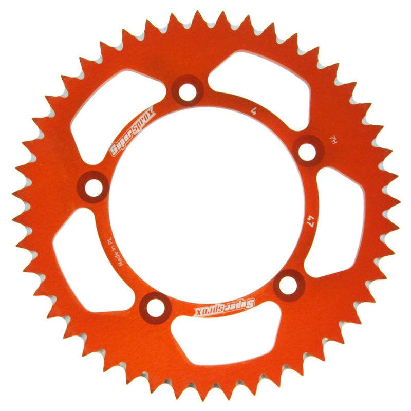 Rozeta  -hliník SUPERSPROX oranžová 47T, 420