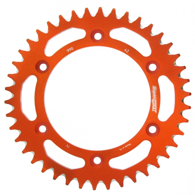 Rozeta  -hliník SUPERSPROX oranžová 42T, 520