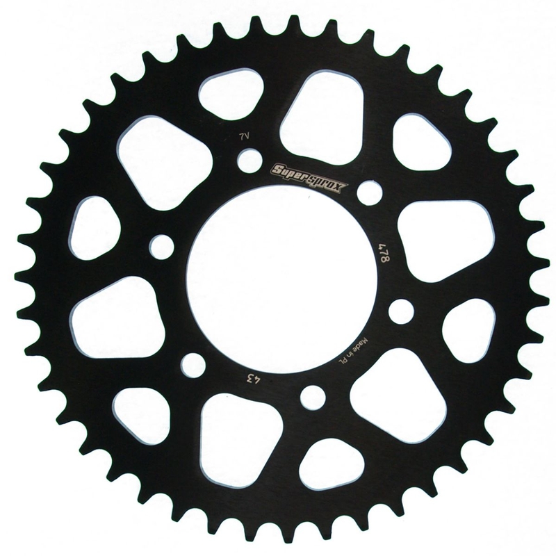 Rozeta  -hliník SUPERSPROX čierna 43T, 520
