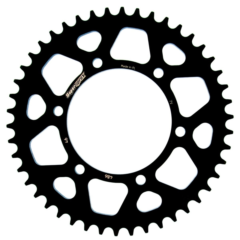 Rozeta  -hliník SUPERSPROX čierna 46T, 520