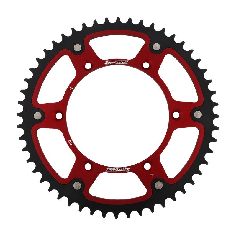 Rozeta SUPERSPROX STEALTH červené 52T, 520