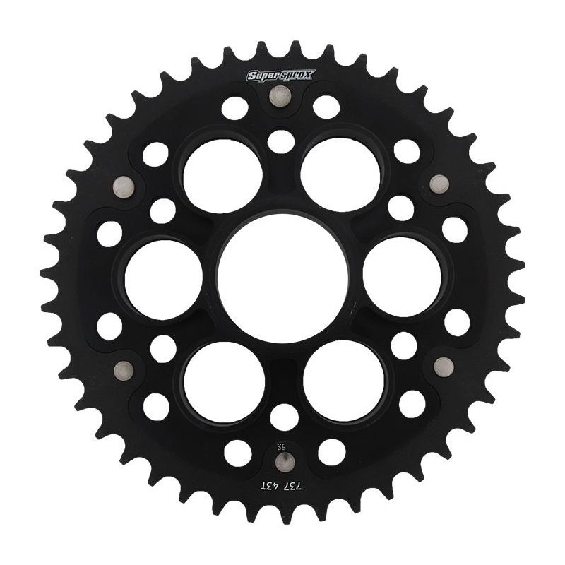 Rozeta SUPERSPROX STEALTH čierna 43T, 520
