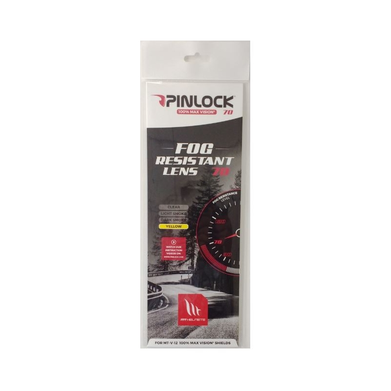 Pinlock pre prilbu MT V-09 žltý výpredaj