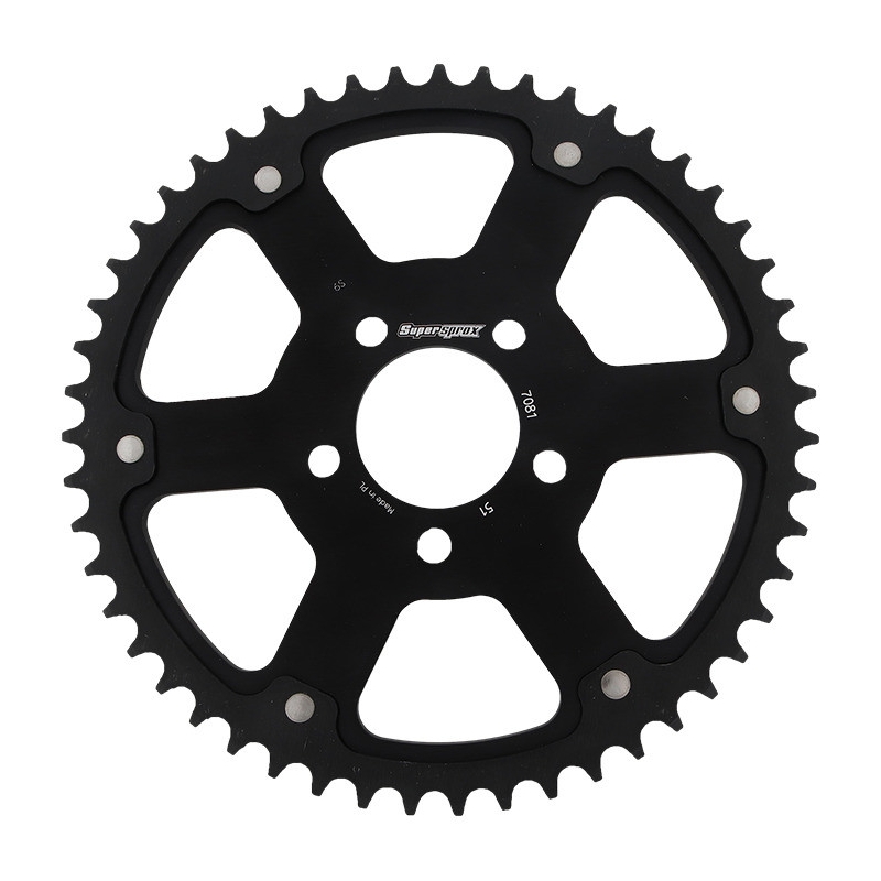Reťazová rozeta SUPERSPROX STEALTH čierna 51T, 530